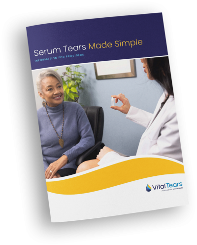 VItal Tears Provider Information Packet screenshot of cover page